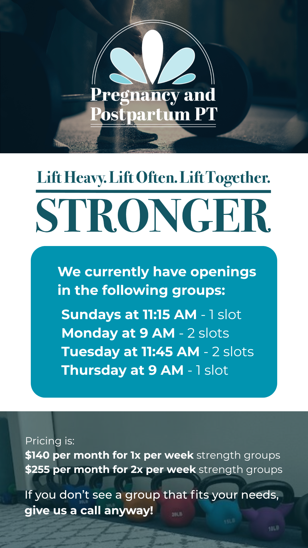We currently have openings in the following groups We currently have openings in the following groups